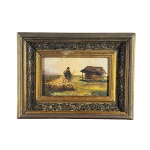 ANONIMO, Shepherd with a flock
