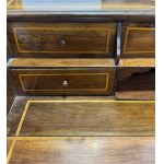 Drop-front chest of drawers with 3 drawers