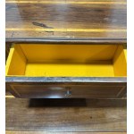 Drop-front chest of drawers with 3 drawers