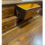 Drop-front chest of drawers with 3 drawers