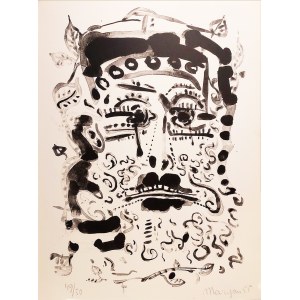 MARYAN Pinchas Burstein (Nowy Sącz, Polska, 1927 - Nowy Jork, 1977), Golem, 1955