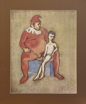Pablo Picasso (1881-1973), Młody akrobata i Klaun, 1976 (1905)
