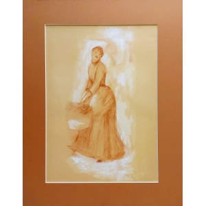 Auguste Pierre RENOIR (1841 - 1919), Etude Pour Les Parapluies, La Modiste (Studie pro slunečníky módní návrhářky)