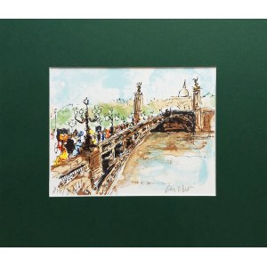 Urbain Huchet (1930 - 2014), Paris, Alexander III Bridge