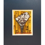 Bernard BUFFET (1928-1999), Vase de Fleurs (Le bouquet bleu Niebieski bukiet)