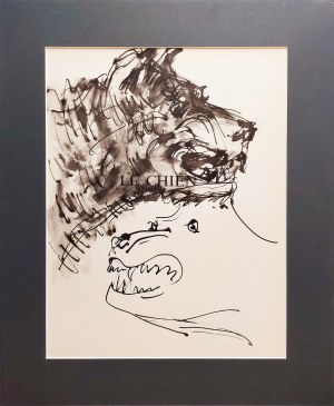 Pablo Picasso (1881-1973), 'Le Chien'' z cyklu „40 dessins de Picasso en marge du Buffon” (z cyklu 40 rycin do tekstów Buffona)