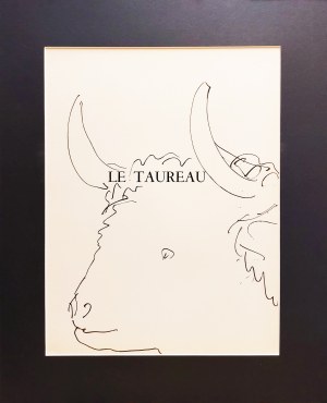 Pablo Picasso (1881-1973), 'Le Taureau'' z cyklu „40 dessins de Picasso en marge du Buffon” (z cyklu 40 rycin do tekstów Buffona)