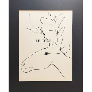 Pablo Picasso (1881-1973), Le Aigle, de la série 40 dessins de Picasso en marge du Buffon (de la série des 40 gravures sur les textes de Buffon).