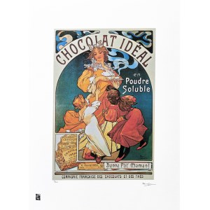 Alfons Mucha (1860 - 1939), Chocolat Idéal
