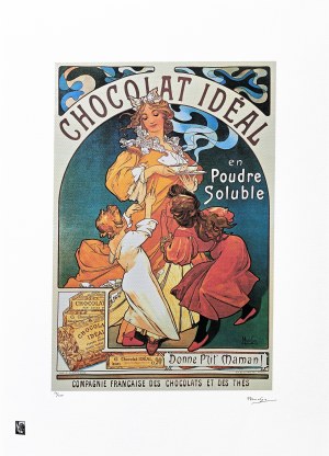 Alfons Mucha (1860 - 1939), Chocolat Idéal