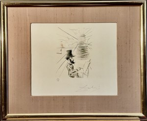 Salvador DALI (1904-1989), Toulouse - Lautrec przy pracy, 1968