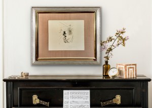 Salvador DALI (1904-1989), Toulouse - Lautrec przy pracy, 1968