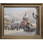M. Vasari, Vue de l'église du Saint-Sacrement à Varsovie
