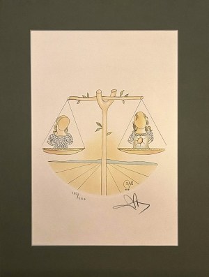 Salvador DALI (1904-1989), Libra (Waga) z Cyklu 