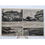 Stare Juchy near Elk, Lyck, palace, school, panorama 1942