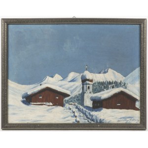 Mountain landscape in winter