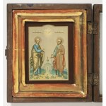 19th Century Russian Icon of Saints Peter and Paul