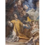 Jakob Frey the Elder (1681-1752) after Sebastiano Conca. The Virgin in Glory with Saint Philip Neri