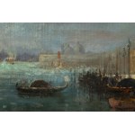 European School 19th century Panoramic View of the Doge's Palace and Riva degli Schiavoni, Venice