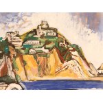 Josef Liesler (1912-2005). Capri se skalami Faraglioni