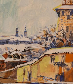 Josef Liesler (1912-2005). Charles Bridge in Prague
