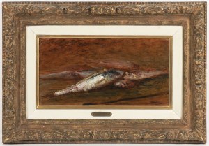 Ziem Félix. (1821 Beaune - Paris 1911). Still Life with Mackerel