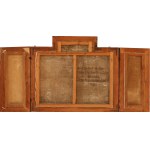 Painter 20th century, Monumental Triptych - The Crucifixion and Biblical Scenes (1920)