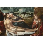 MAÎTRE HOLLANDAIS, XVIE SIÈCLE . La lamentation du Christ