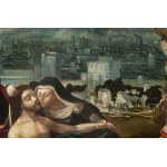 MAÎTRE HOLLANDAIS, XVIE SIÈCLE . La lamentation du Christ
