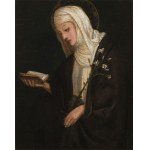 Florentine master, first half of the 16th century., Florentine master, first half of the 16th century. - St Catherine of Siena between St Sebastian and a soldier saint (St Demetrios?)