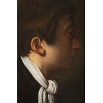 Gregorio Preti (Taverna 1603 - Rome 1672) ., Gregorio Preti (Taverna 1603 - Rome 1672) . Portrait d'un jeune homme
