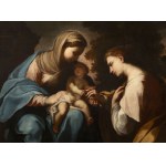 Francesco Trevisani (1656 - 1746), Francesco Trevisani (1656 - 1746). Le mariage mystique de Sainte Catherine