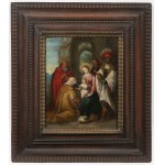 ATTRIBUTED TO FRANS FRANCKEN THE YOUNGER (ANTWERP 1581 - 1642), ATTRIBUTED TO FRANS FRANCKEN THE YOUNGER (ANTWERP 1581 - 1642) . The Adoration of the Magi .