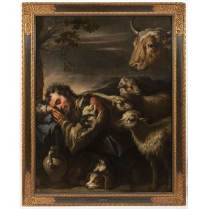 Domenico Fetti Rome (1589 - 1623). The Sleeping Shepherd Domenico Fetti