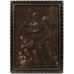 Attributed to Luca Giordano Naples (1634 -1705). The Basket Weaver and his Children