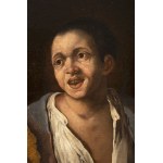 Italský mistr 17. století . Chlapec s chlebem