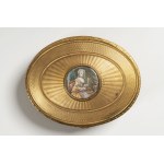 Fine Gilded Bronze Jewelry Casket with Miniature