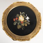 Monumental Neoclassical Jewelry Casket with Pietra Dura Inlays