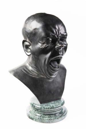 Attributed to Franz Xaver MESSERSCHMIDT (1736-1783).- The Yawner