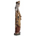 A Magnificent Standing Female Saint. High Gothic circa 1420/30