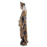 A Magnificent Standing Female Saint. High Gothic circa 1420/30