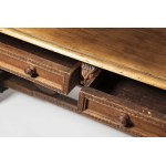 Italian, 18th/19th Century A Highly Carved Walnut Table