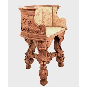 An Ornate Giltwood Armchair 19th century