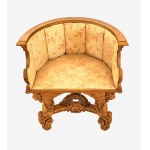 An Ornate Giltwood Armchair 19th century