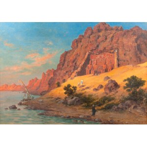 Paul Linke (1844 - 1917), Abu Simbel, 1889.