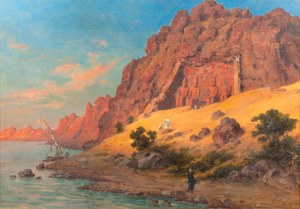 Paul Linke (1844 - 1917), Abu Simbel, 1889 r.