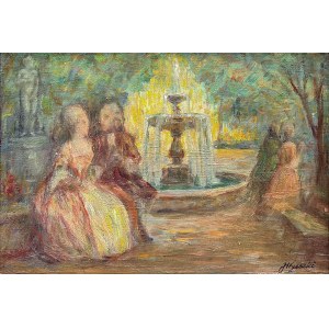 Jan Wysocki (1873 - 1960), Park-Szene