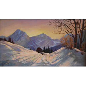 Václav Jedlička (1862-1928), Winter in the mountains, ca. 1930.