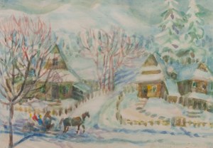 Helena Bolińska-Gloksin (1908-1985), Zima w Zakopanem, 1977 r.