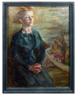 Władysław Łopuszniak (1904- 1996), Portret Pani AP, przed 1938 r.